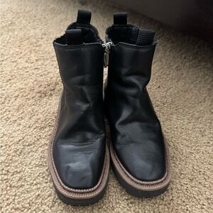 Men's Black Leather Boots